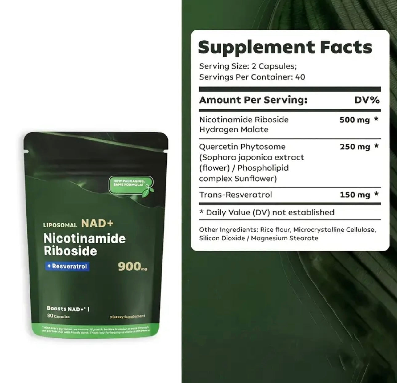 Liposomal NAD+ Nicotinamide Riboside + Resveratrol